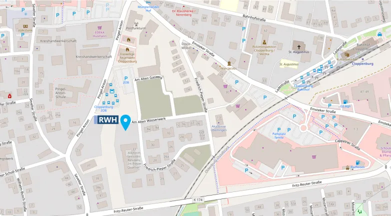 Location map RWH Industrieautomatisierung GmbH